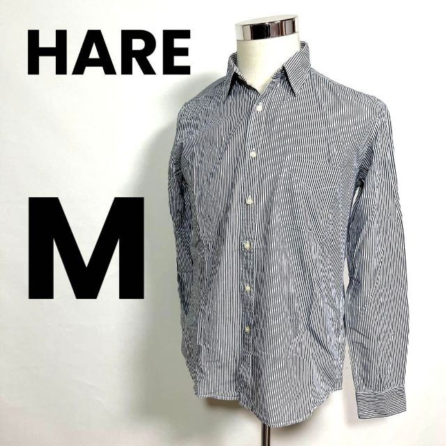 HARE(ハレ)のHARE ハレ　メンズ　長袖シャツ　ストライプ　古着　Mサイズ メンズのトップス(シャツ)の商品写真