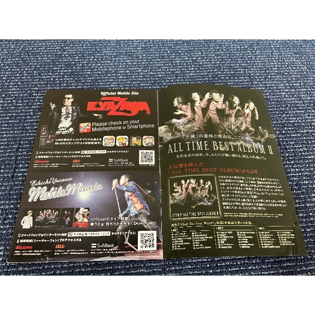 矢沢永吉 オリジナルグッズコレクションカタログ ROCK IN DOME2015