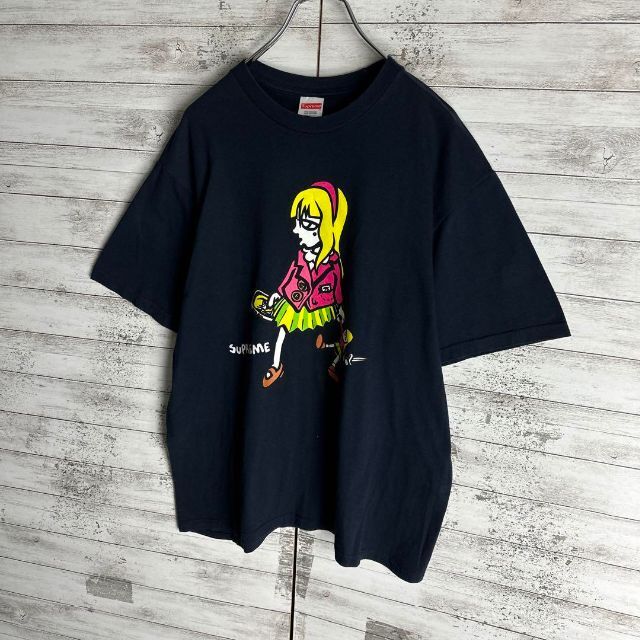 7329 【入手困難】シュプリーム☆ビッグロゴ定番カラー人気デザインtシャツ美品