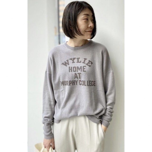 GOOD GRIEFCashmere Logo Knit Pulloverグレー www.krzysztofbialy.com