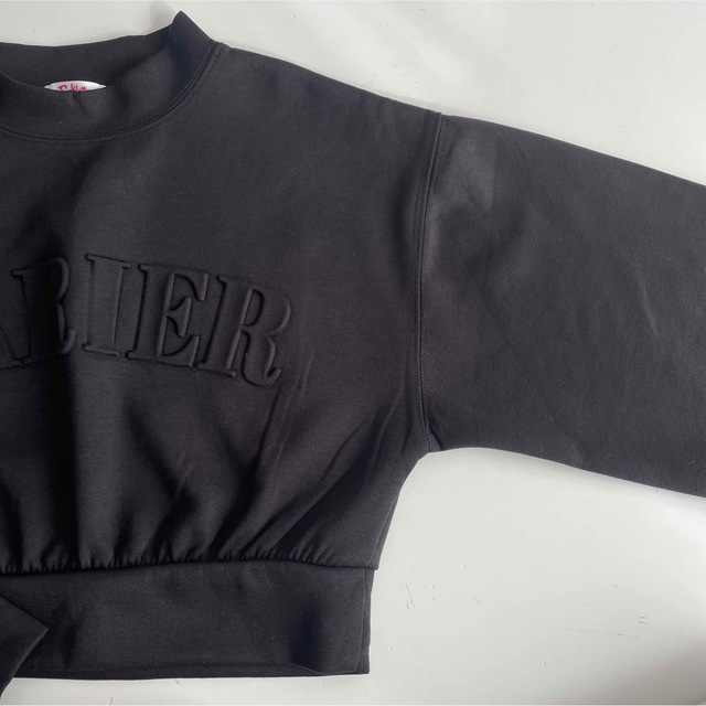 新品未使用 PINK-latte モックネックロゴスウェット L160 - 通販
