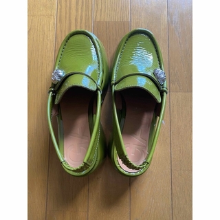 GANNI ローファーサンダル(ローファー/革靴)