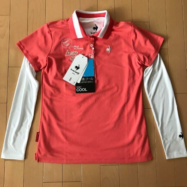 le coq sportif(ルコックスポルティフ)のMサイズ★新品未使用★ルコックスポルティフゴルフ★ゴルフシャツ★ピンク スポーツ/アウトドアのゴルフ(ウエア)の商品写真