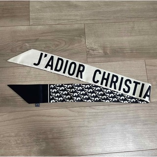 クリスチャンディオール(Christian Dior)のdior ツイリー　ブラック(バンダナ/スカーフ)