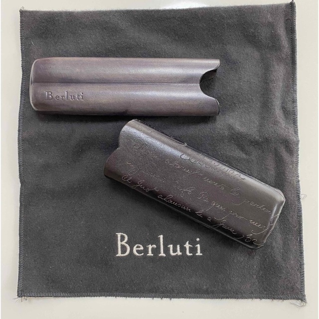 ベルルッティ Berluti 葉巻ケース カリグラフィ シガレットケース レザー ブラウン