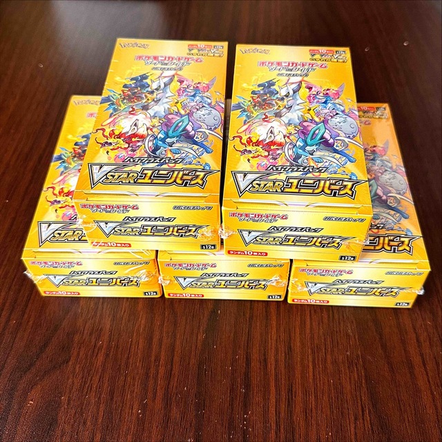 Box/デッキ/パックポケモンカード VSTARユニバース シュリンク付きBOX 5BOX ブイユニ