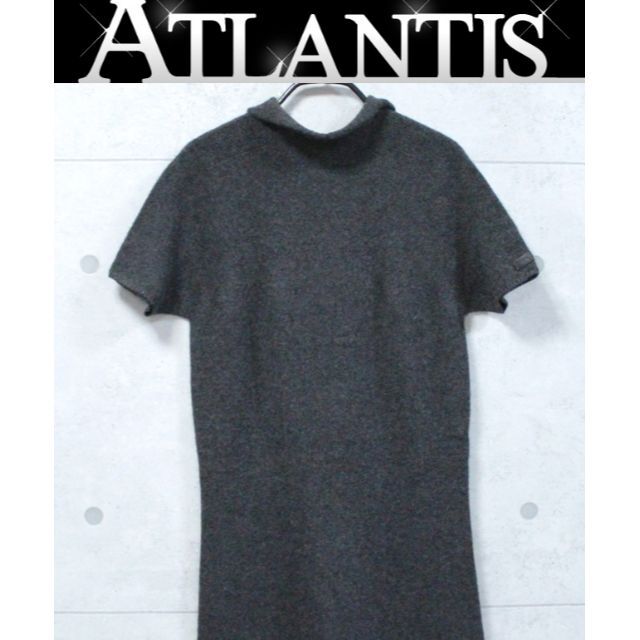 美品 シャネル ニット 半袖 ワンピース カシミヤ100%【60299