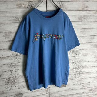 7335【希少XLサイズ】シュプリーム☆ビッグロゴ定番カラーtシャツ