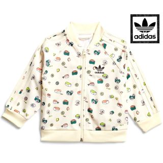 アディダス(adidas)のアディダス キッズ スタンスミス コラボ 寿司 ジャージ ジャケット パーカー(Tシャツ/カットソー)