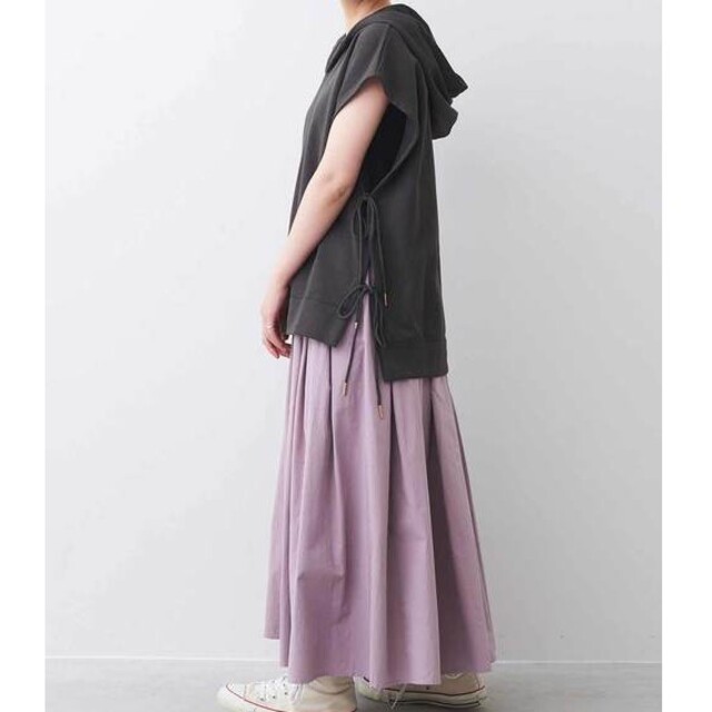 FELISSIMO(フェリシモ)のMEDE19F　タックギャザースカート レディースのスカート(ロングスカート)の商品写真