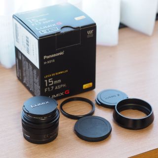 パナソニック(Panasonic)のジャンク品 LEICA DG SUMMILUX 15mm F1.7  パナライカ(レンズ(単焦点))