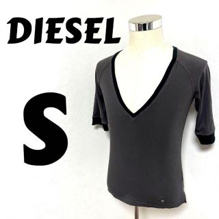 ディーゼル(DIESEL)のDIESEL ディーゼル　メンズ　半袖　Vネック　Tシャツ　古着　Sサイズ(Tシャツ/カットソー(七分/長袖))