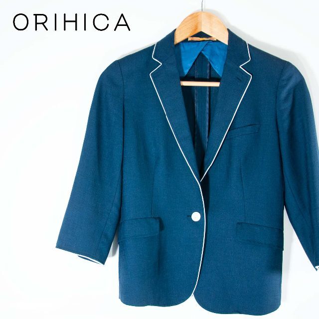 ORIHICA(オリヒカ)のORIHICA　ウォシャブル　テーラードジャケット　M レディースのジャケット/アウター(テーラードジャケット)の商品写真
