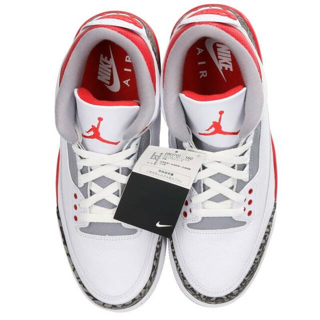 ナイキ AIR JORDAN 3 RETRO OG FIRE RED DN3707-160 エアジョーダン 3