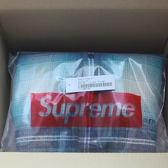 Supreme Shadow Plaid Flannel Shirt 【L】