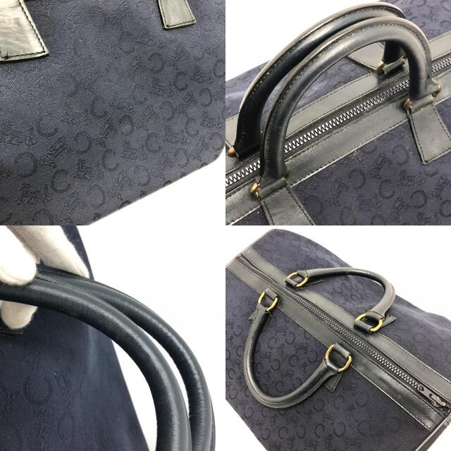 celine(セリーヌ)のセリーヌ CELINE 馬車 ヴィンテージ Cマカダム ハンドバッグ ボストンバッグ キャンバス/レザー ネイビー レディースのバッグ(ボストンバッグ)の商品写真