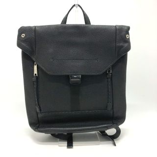 フェンディ(FENDI)のフェンディ FENDI バックパック 7VZ011 リュックサック レザー ブラック(バッグパック/リュック)