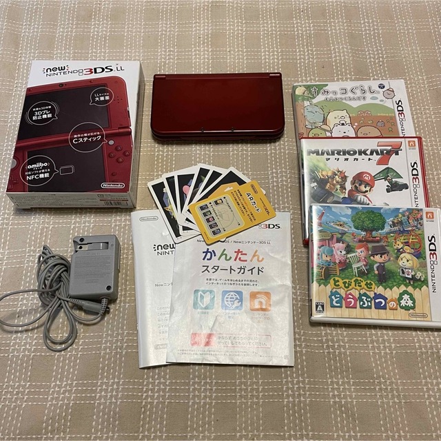 NEW ニンテンドー 3DS LL メタリックレッド - 携帯用ゲーム機本体