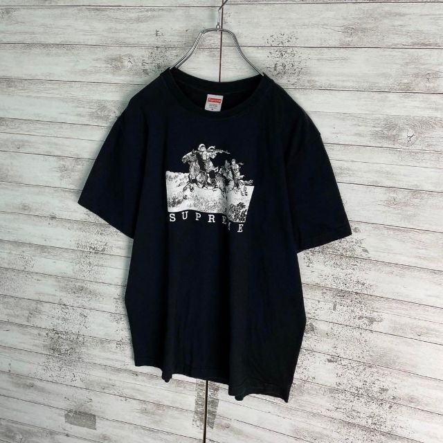 7324 【入手困難】シュプリーム☆ビッグロゴ定番カラー人気デザインtシャツ美品