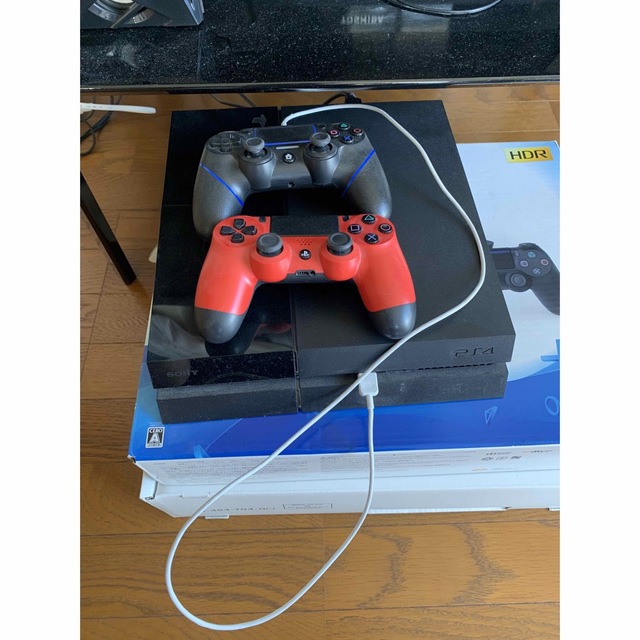 PS4 500GB 本体 コントローラー HDMIケーブル ゲームソフト付き | フリマアプリ ラクマ