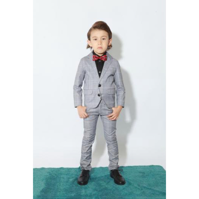 キッズ服男の子用(90cm~)GENERATOR スーツ　入学式　チェック　110