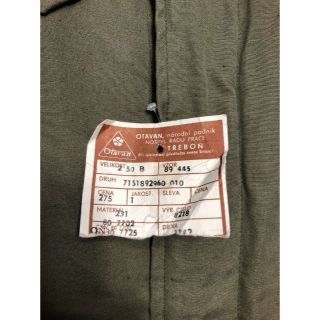 デッドストック 60s キルティング チェコ軍 ユーロ フィールド