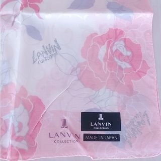 ランバンコレクション(LANVIN COLLECTION)のランバンシルク混大判ハンカチ(ハンカチ)