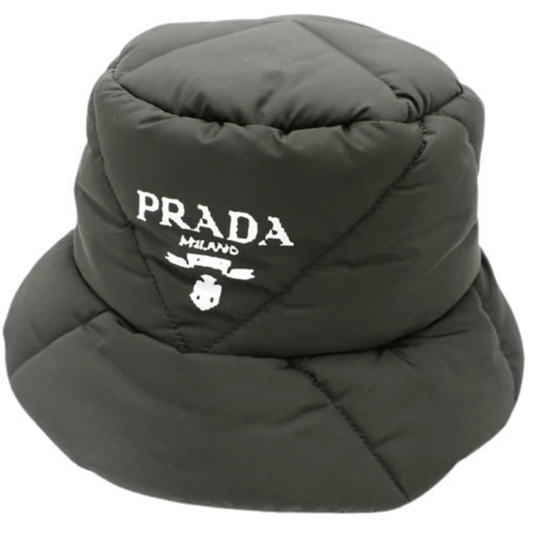 激安セール】 PRADA 40802048175 ブラック黒 ナイロン バケットハット