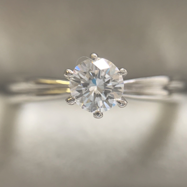 ダイヤモンドリング0.425ct  Pt900 レディースのアクセサリー(リング(指輪))の商品写真