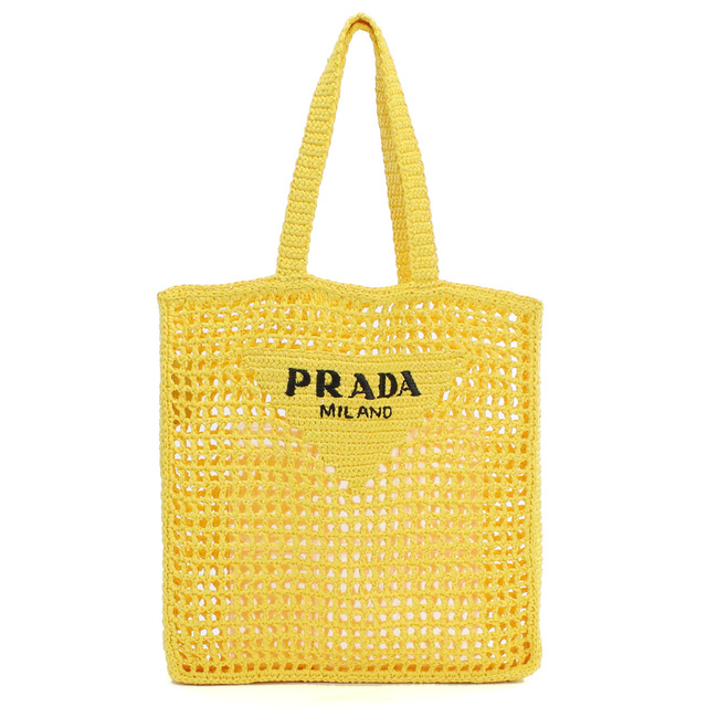 PRADA プラダ 2VG105 カゴバッグ GIALLO イエロー系 メンズ