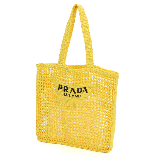 PRADA プラダ 2VG105 カゴバッグ GIALLO イエロー系 メンズ