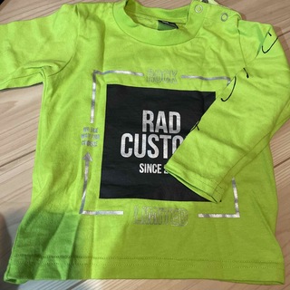 ラッドカスタム(RAD CUSTOM)の美品　ラッドカスタム　90㎝　ロンT(Tシャツ/カットソー)