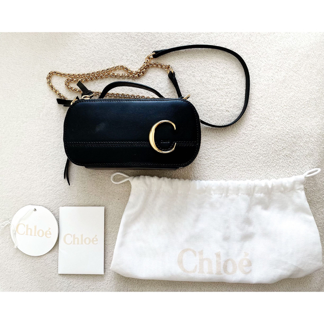 CHLOE クロエ C VANITY BAG バニティ ショルダーバッグドゥーズィエムクラス