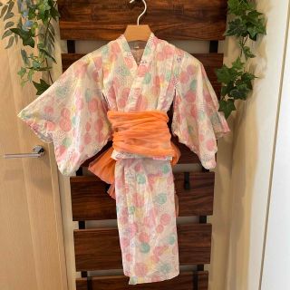 ✨子供服130cm✨セパレート浴衣（apres les courアプレレクール）(甚平/浴衣)