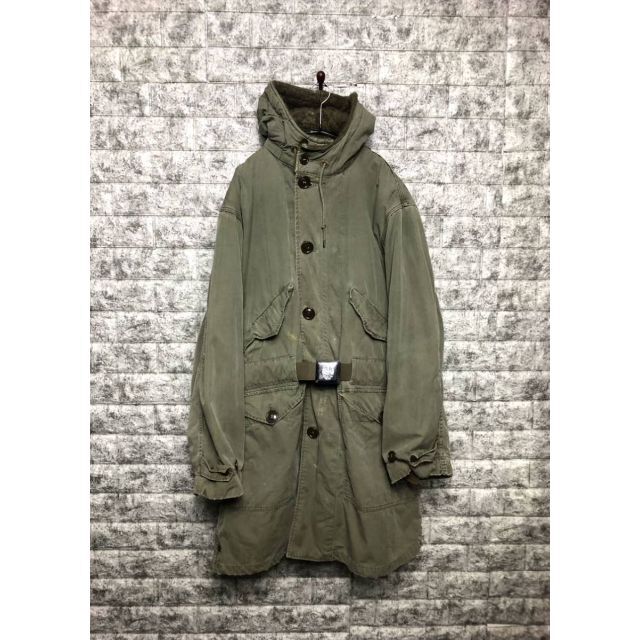 【希少】80s ARMY COAT ミリタリーコート A/W m54 sizeL