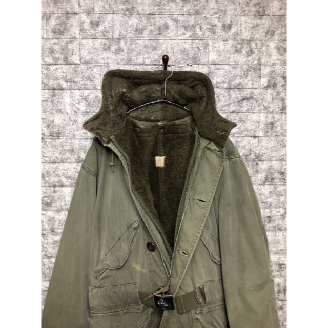 【希少】80s ARMY COAT ミリタリーコート A/W m54 sizeL