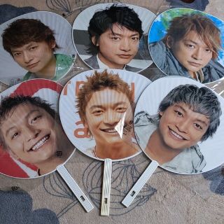 スマップ(SMAP)の♥香取慎吾うちわ６本セット(アイドルグッズ)