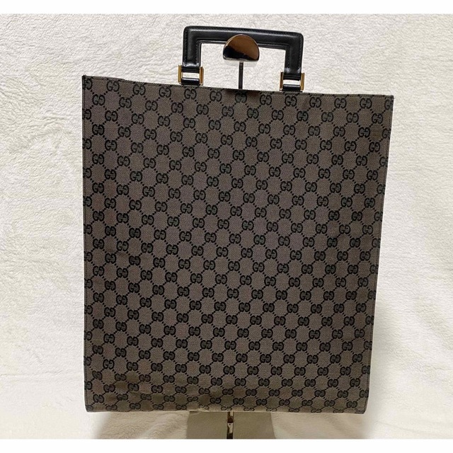 ほぼ未使用!GUCCI グッチ GGキャンパス モノグラム トートバッグ