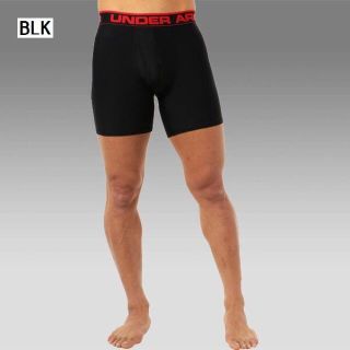 アンダーアーマー(UNDER ARMOUR)のアンダーアーマー ボクサー パンツ LG MUN3768 ブラック レッド(その他)