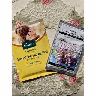 クナイプ(Kneipp)の🧡クナイプ人気のバニラ＆ハニーの香りとアロマスパークリング温浴クラリセージ💗(入浴剤/バスソルト)