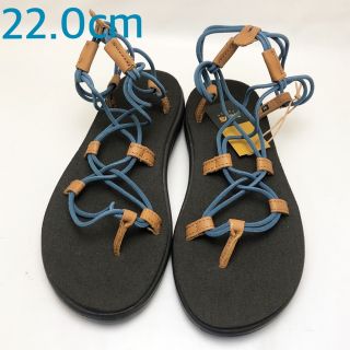 テバ(Teva)の新品 TEVA テバ レディース サンダル ブラック/ブルー 22.0cm(サンダル)