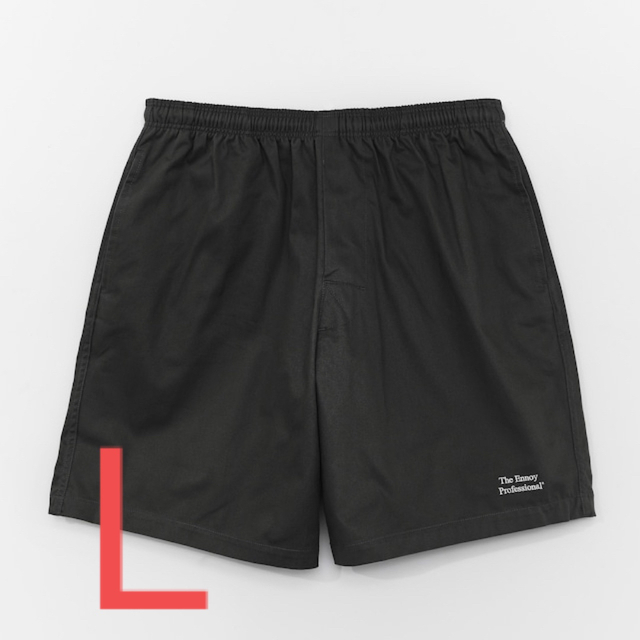 1LDK SELECT(ワンエルディーケーセレクト)のennoy nylon shorts black L エンノイ　ナイロンショーツ メンズのパンツ(ショートパンツ)の商品写真