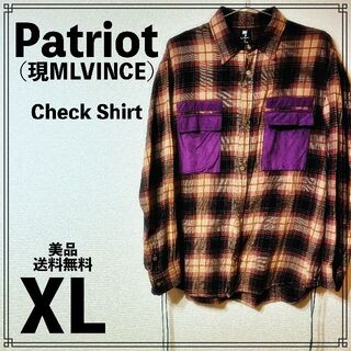 Patriot (現MLVINCE) Check Shirt XLサイズ(シャツ)