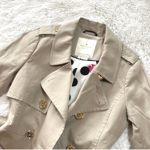 kate spade new york - 【SALE】ケイトスペード 定価6万円 トレンチ
