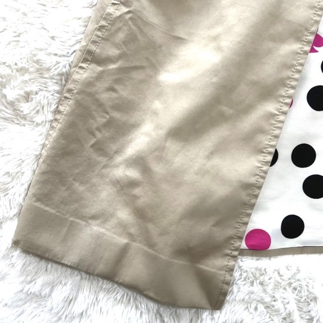 【SALE】ケイトスペード 定価6万円 トレンチコート ドット ベージュ