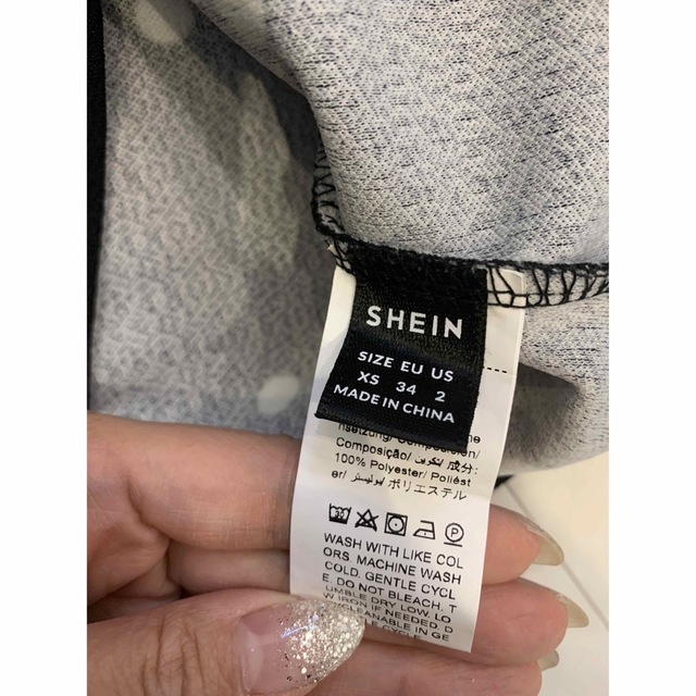 SHEIN♡ドットトップス レディースのトップス(カットソー(長袖/七分))の商品写真