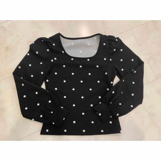 SHEIN♡ドットトップス(カットソー(長袖/七分))