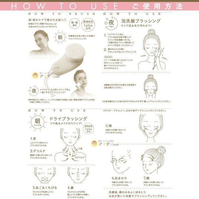 洗顔ブラシ 毛穴の汚れ 角質をスッキリ【LOVE FACE BRUSH】の通販 by