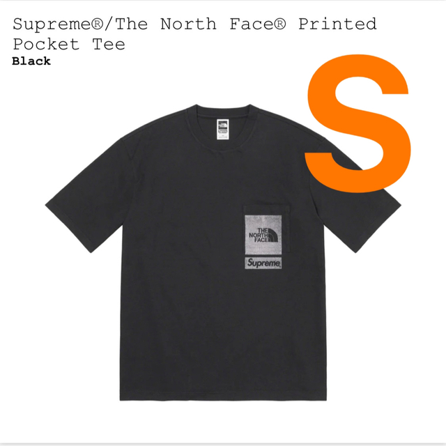 【S】Supreme/North Face Printed Pocket Teeシュプリーム