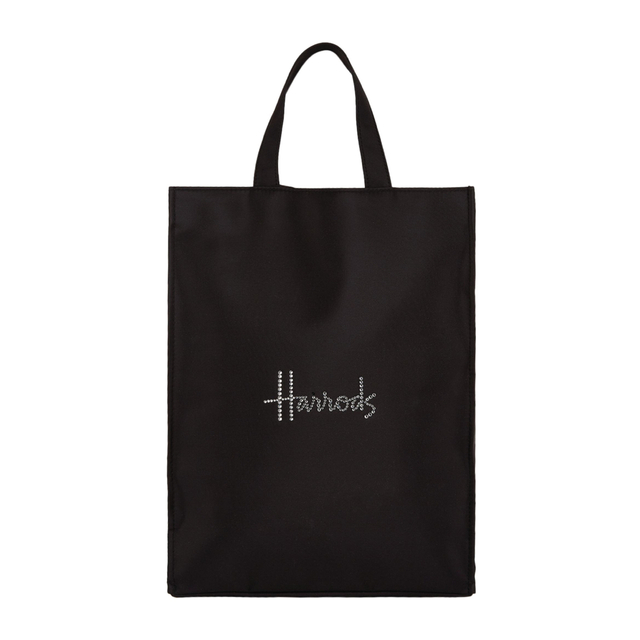 Harrods(ハロッズ)のHarrods ハロッズ スワロフスキー クリスタル ロゴ ショッパー バッグ レディースのバッグ(トートバッグ)の商品写真